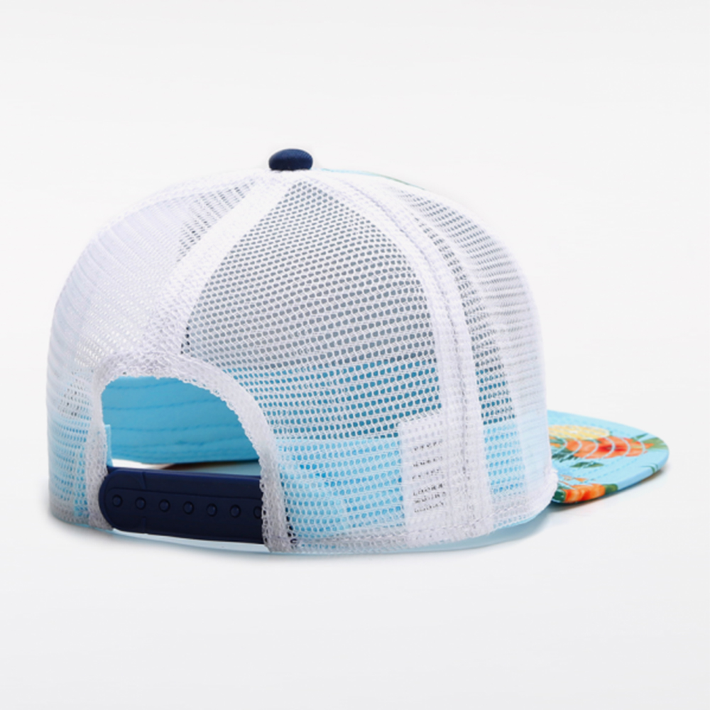 패셔너블한 다용도 모자 열대 과일 플로럴 프린트 트러커 - Snapback Hat Flat 리뷰 및 가격