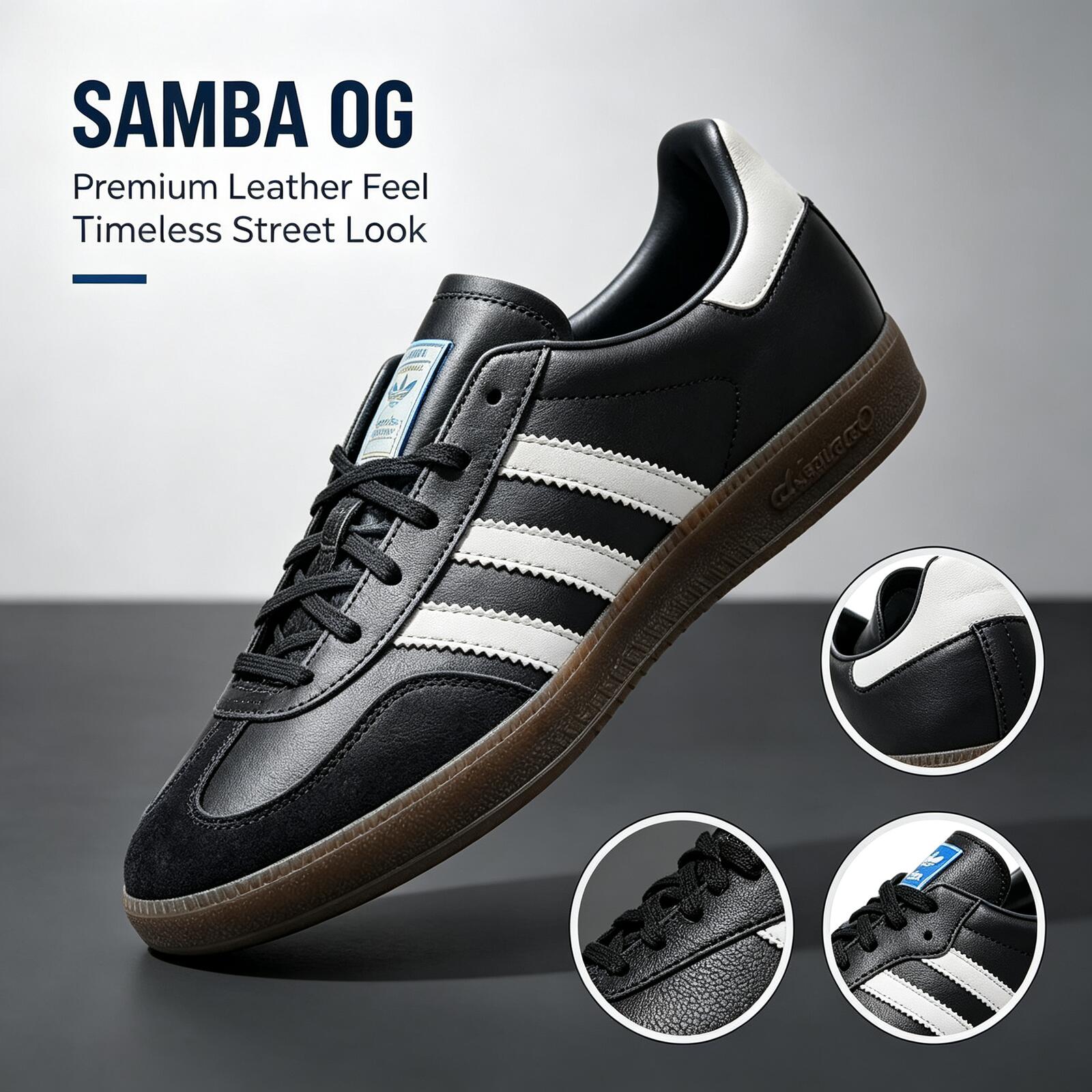 아디다스 공식 정품 SAMBA OG B75807 유니섹 - Adidas Shoes Samba 리뷰 및 가격